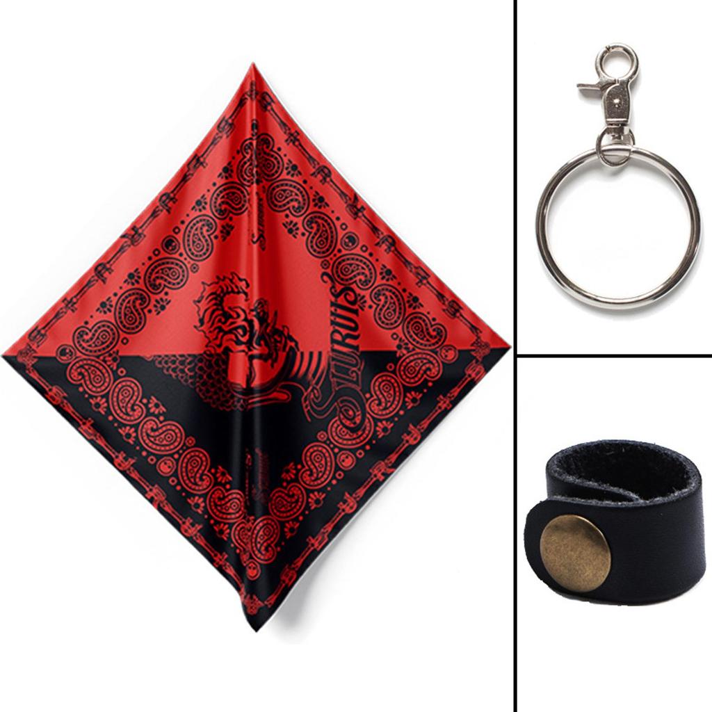 Paisley Bandana 55x55cm, Unisex Square Head Scarf Face Cover, Retro Printed Neck Scarf for Motorcycle Riding Outdoor