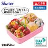 Skater Lunch with a Soft Single Made in Sanrio My Children's Box, 450ml, Dome-Shaped Lid, Tier, Japan, Melody, Ushirou-Shiro (Girl's) Design,