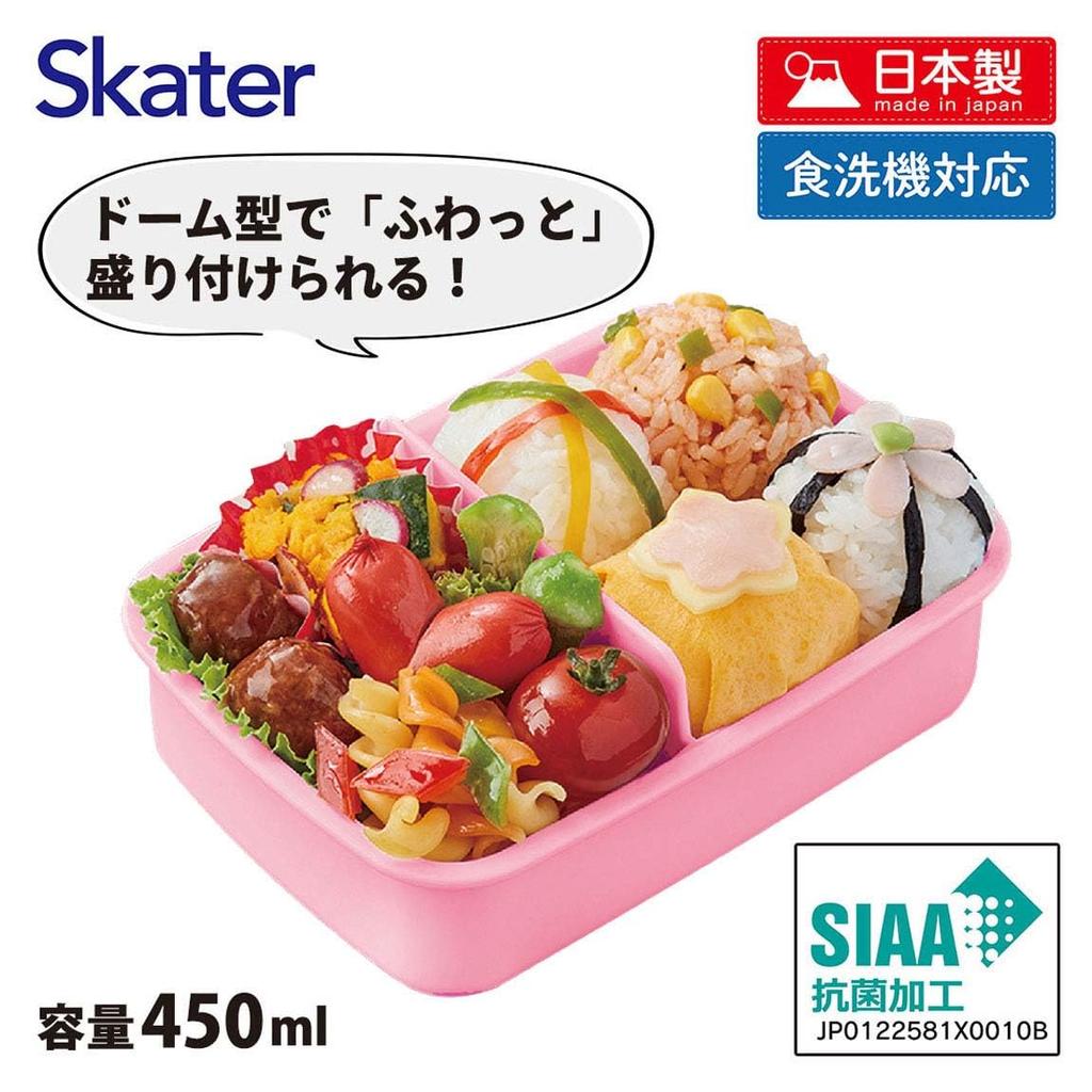 Skater Lunch with a Soft Single Made in Sanrio My Children's Box, 450ml, Dome-Shaped Lid, Tier, Japan, Melody, Ushirou-Shiro (Girl's) Design,