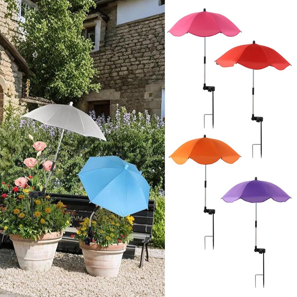 Plant Umbrella for Outdoor Plants Adjustable Angles Sturdy Defend Plants from