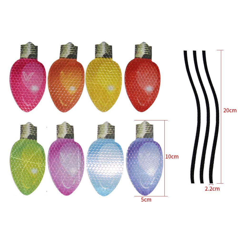 Внешние аксессуары, Стайлинг автомобиля, украшение, магнитная светоотражающая наклейка, рождественские наклейки из ПВХ