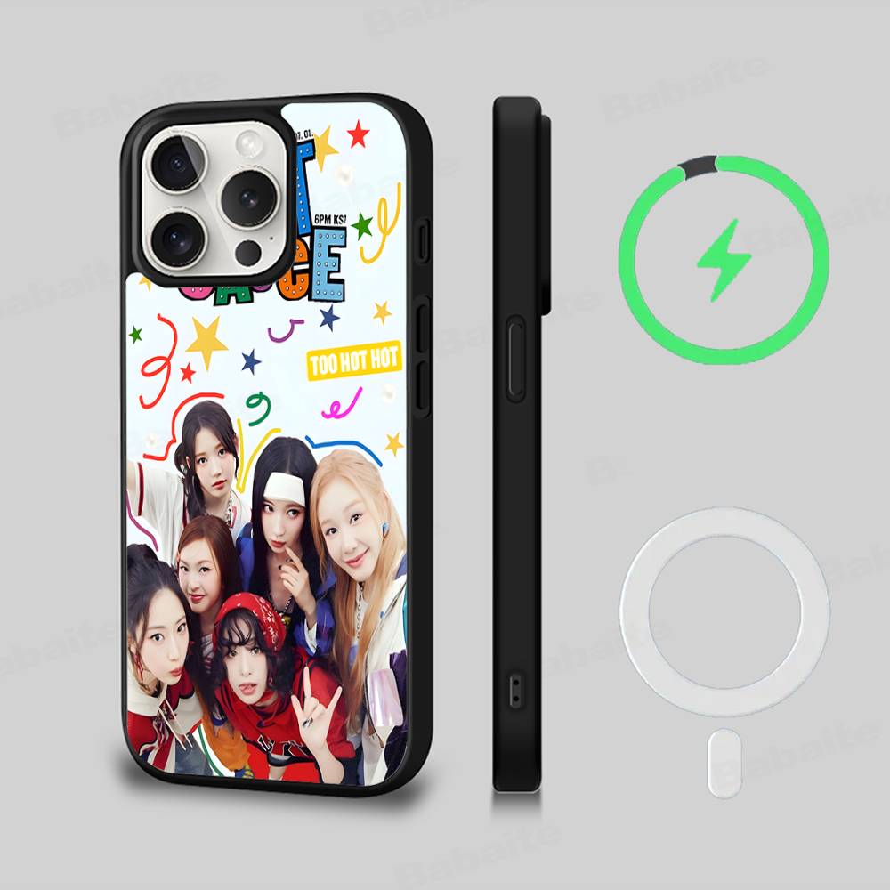B-Baby M-Monster K-Kpop Phone Cover For iPhone 17 16 15 14 13 12 11 Pro Max Mini For Magsafe Magnetic Wireless Charge