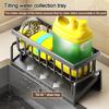 Rag Organizer Self-draining Sink Shelf ABS Soap Basket  Bathroom Shampoo Shelves