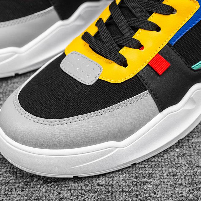 Мужская обувь с высоким берцем, зима 2023, новая мужская дышащая повседневная универсальная плюшевая хлопковая обувь, модная транспортная обувь