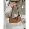 Сумка Niche Design Retro Versatile Suede Bag Осень-зима в корейском стиле с матовой текстурой на одно плечо для женщин