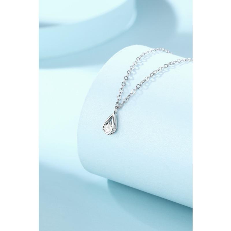 Ожерелье с каплями воды, женская цепочка на шею, нишевый дизайн, повседневная легкая, роскошная, высокого класса, цепочка на ключицу