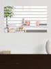 20 Pcs Acrylic Mirror Wall Stickers Mirror Wall Stickers Striped Design Art Tile Decal DIY Self Adhesive Removable and Murals for Home Decor