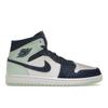 Мужские кроссовки Air 1 Mid Blue Mint Mystic-Navy Mint-Foam White 554724-413