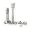 Yigu 304 Stainless Steel Phillips Round Head Captive Screws - M2/M3/M4 Half Thread Pan Head Machine Screws