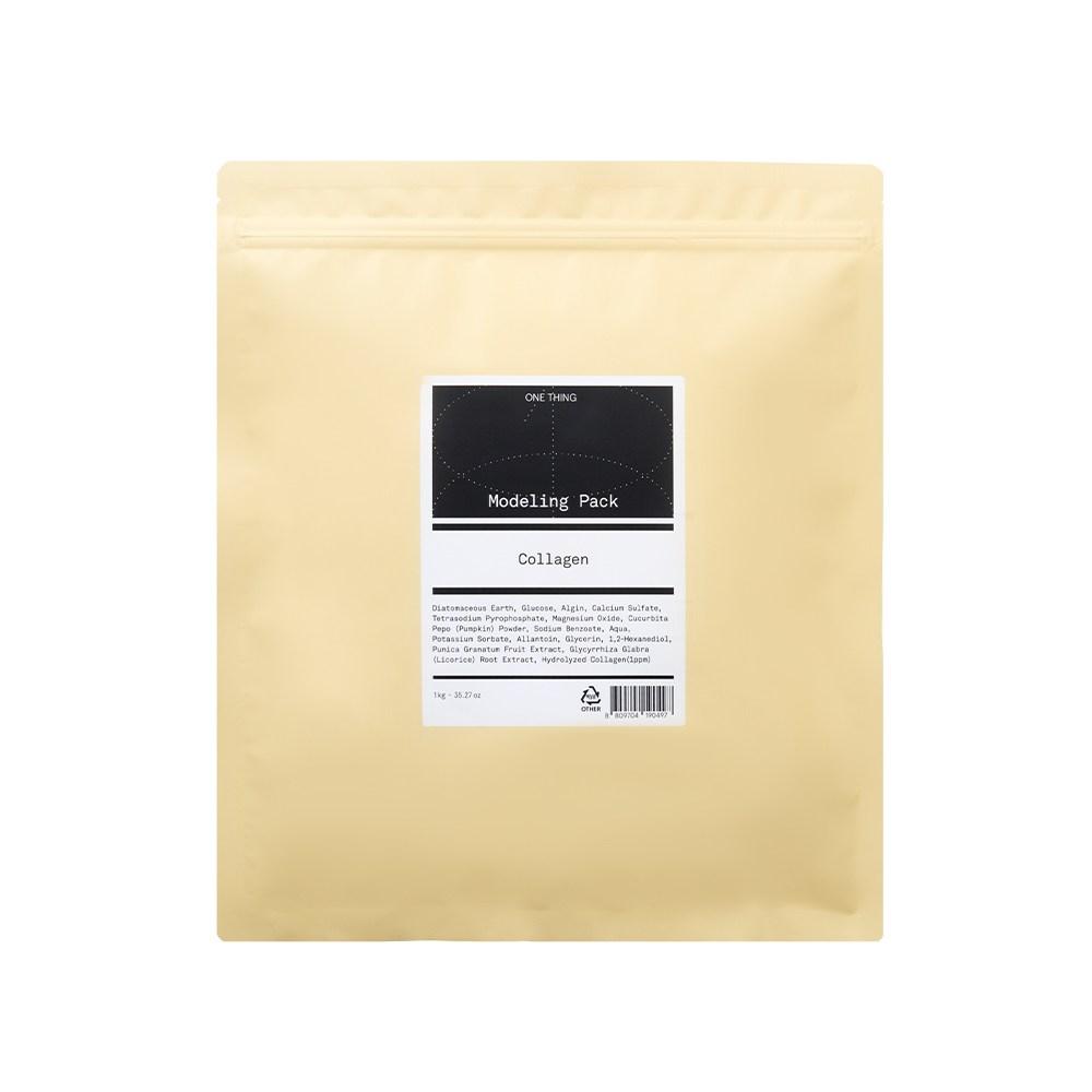 ONE THING Modeling Pack 1kg Large Capacity 33 Servings Modeling Mask, (nutrition) Collagen, 1 Piece