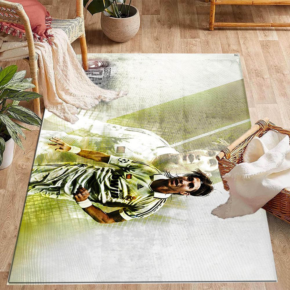 Ramos' Legacy Football Floor Mat Perfect for Game Room Bedrooms Dormitory Balcony Anti-slip Rug Anime Office Decor Birthday/Christmas Gift