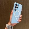 Samsung s11Ultra Magnetic Mobile Phone Case S11Edge S11FE Protective Case Solid Color Translucent