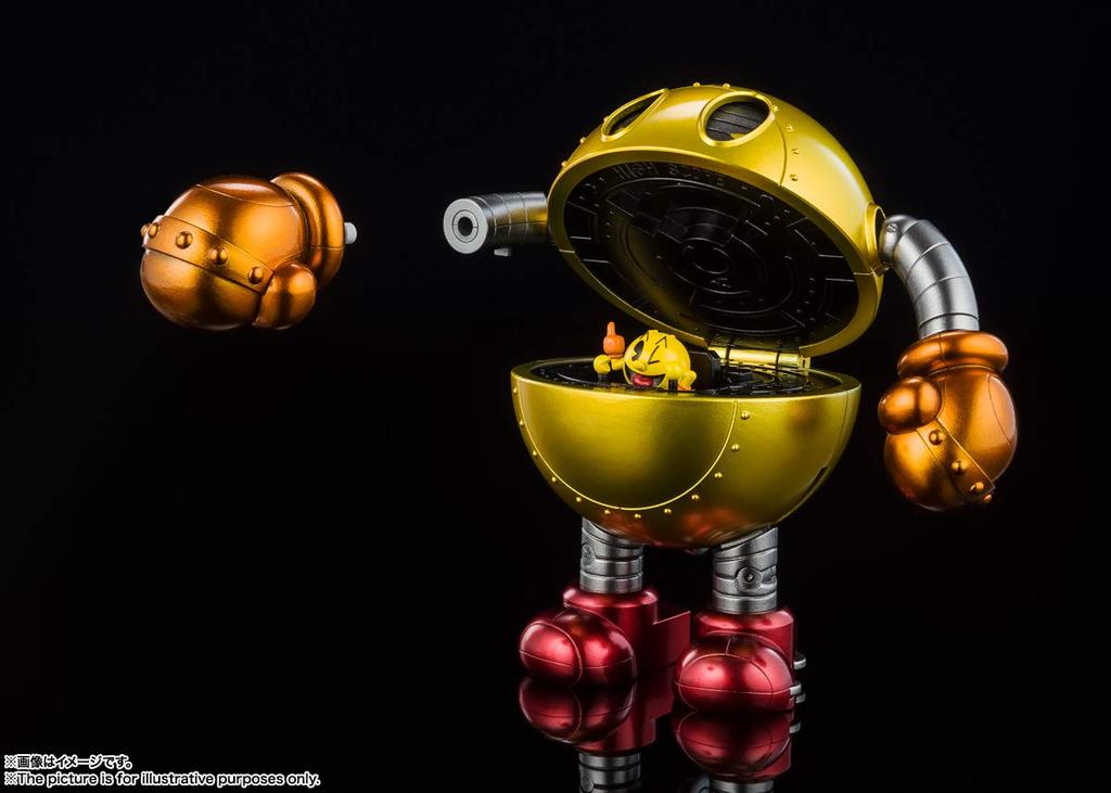 TAMASHII NATIONS Super Alloy Approximately 105mm ABS Diecast Painted Movable Figure Pac-Man &
