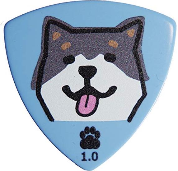 Daiking Kuroshiba Guitar Pick Triangle Pack of 50 1.0mm