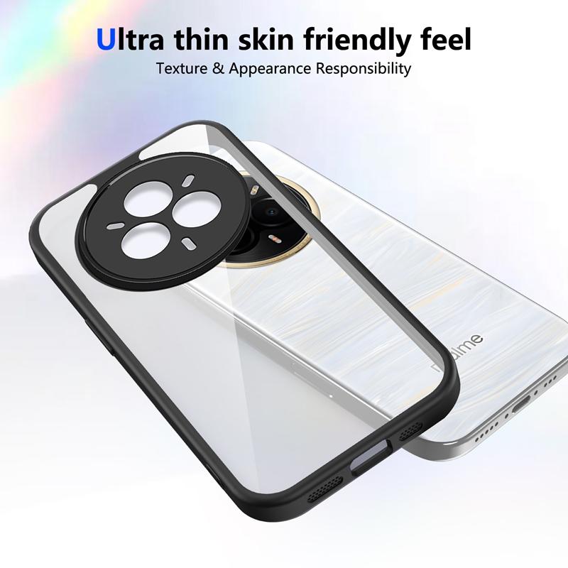 Прозрачный силиконовый чехол для Realme 15 Pro 14 13 12 11 Pro Plus Lite 14T 12X Extreme PC Задняя крышка TPU Бампер Ударопрочный чехол для телефона