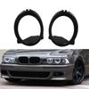 1 пара передних противотуманных фар для BMW - для E39 для M5 51112496283# 51112496284# Высококачественная черная автомобильная деталь из ABS