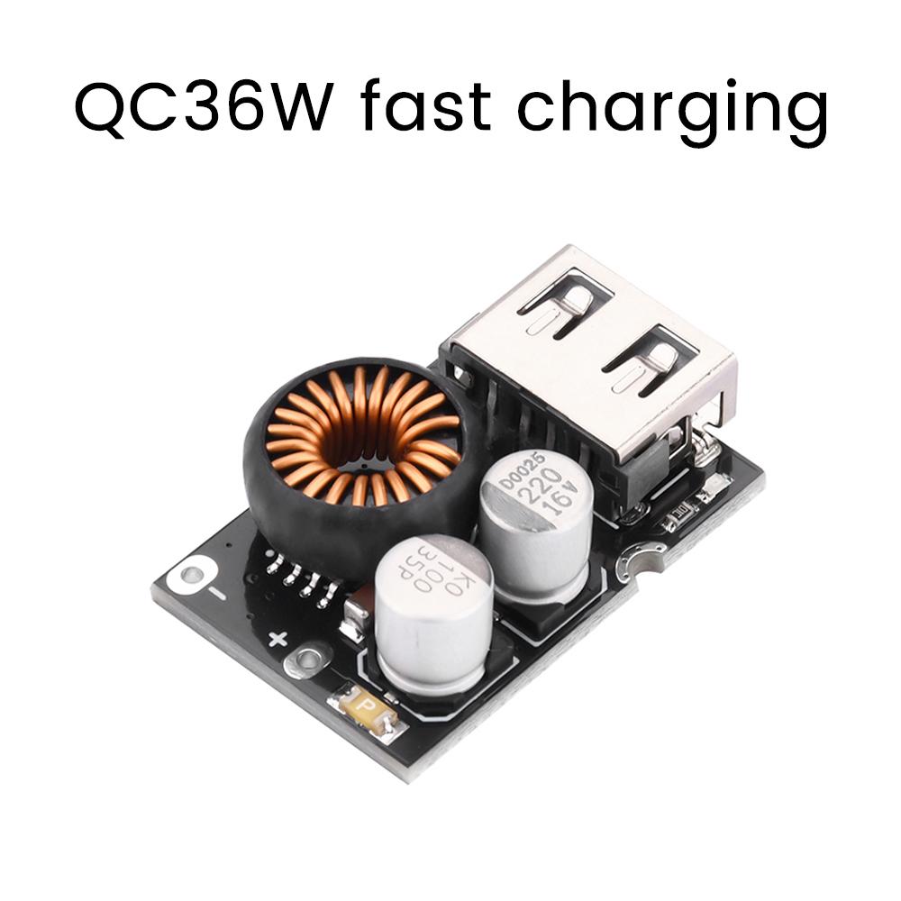 Высокоэффективный модуль быстрой зарядки QC36W 12V24V в USB с множественной защитой для солнечной зарядки телефона в машине