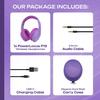 PowerLocus P19 Bluetooth Headphones 4 EQ Modes 60 Hours Foldable with Case