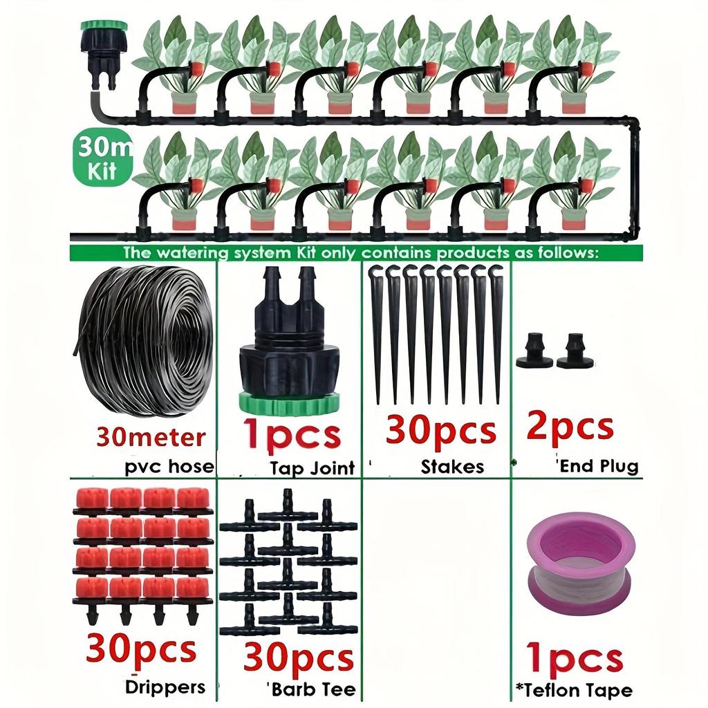 Регулируемый садовый дождеватель и система капельного полива