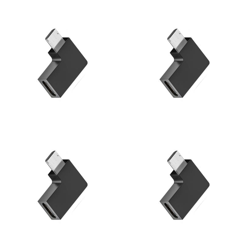 Компактный угловой USB C на USB адаптер 90 градусов Поддерживает быструю зарядку 2А Передачу данных 480 Мбит/с Широкая совместимость