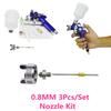 Профессиональный HVLP 0,8 мм и 1,0 мм Сопло Краскопульт Мини Воздушная Краска Покраска Автомобилей