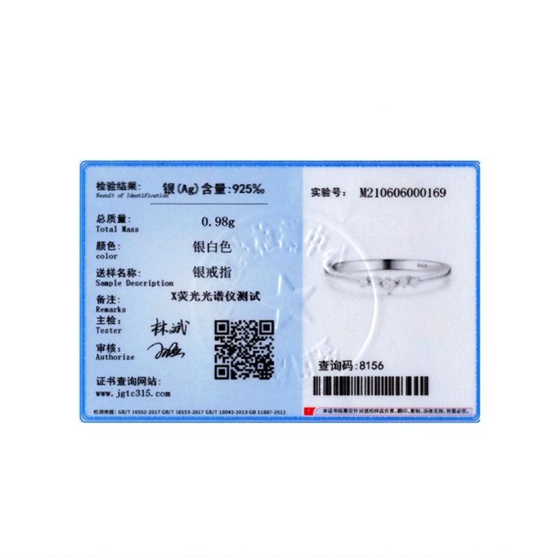 Tancise Classic 925 Sterling Silver Zircon Ring Ladies Jewelry Wedding Promise Party Gift