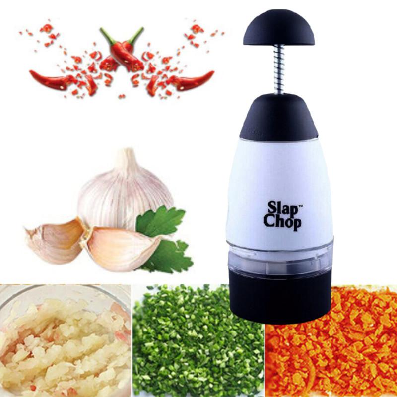 Multi-functional Slap Chop Onion Chopper And Garlic Peeler With Ergonomic Design
