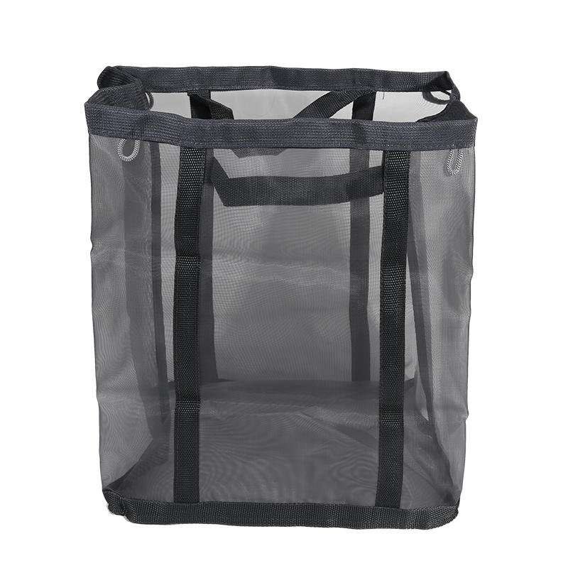 Nylon Mesh Laundry Basket, Breathable Foldable Wall Mounted, Suitable for Various Room Types, Dirty Clothes Storage Organizer