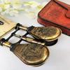 Vintage Portable Binocular Nautical Spyglass Glass Binocular for Hiking, Camping Columbus Binocular