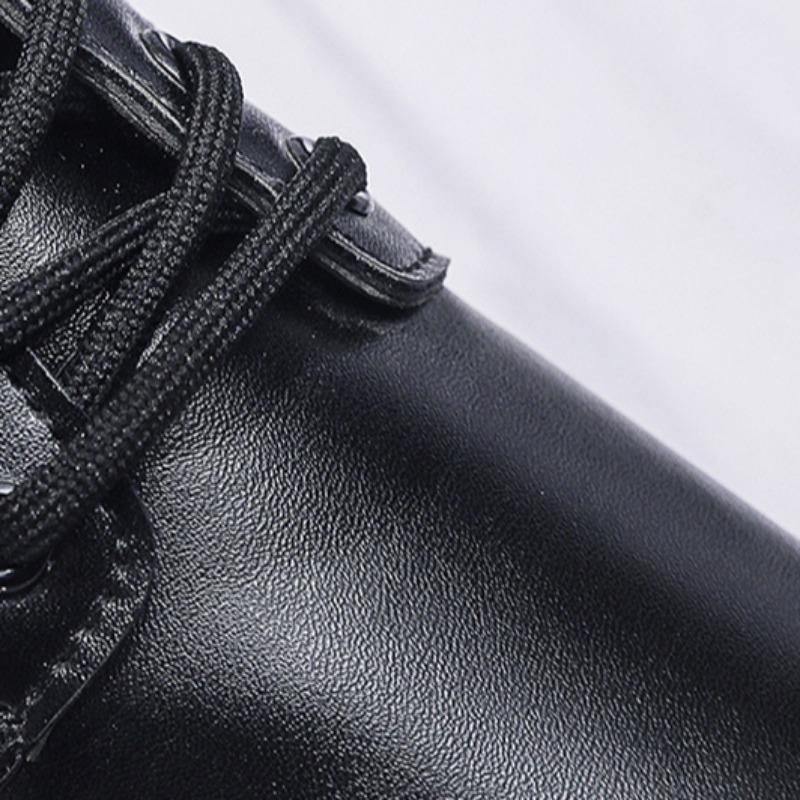 Мода Классические Мужские Деловые Кожаные Туфли Осень Новые Удобные Толстые Повседневные Кроссовки Оксфорды Дерби Лоферы Формальная Обувь