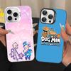 Чехол для телефона Dog Man для iPhone 17 16 15 14 13 Pro 12 11 Pro Max PLUS Цветная задняя крышка