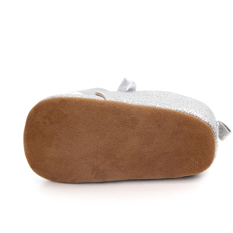 Shoes Baby Luxury Leather Girls Shiny Soft Sole Baby First Walkers Shoes Princess Comfortable Breathable Leisure Baby Shoes