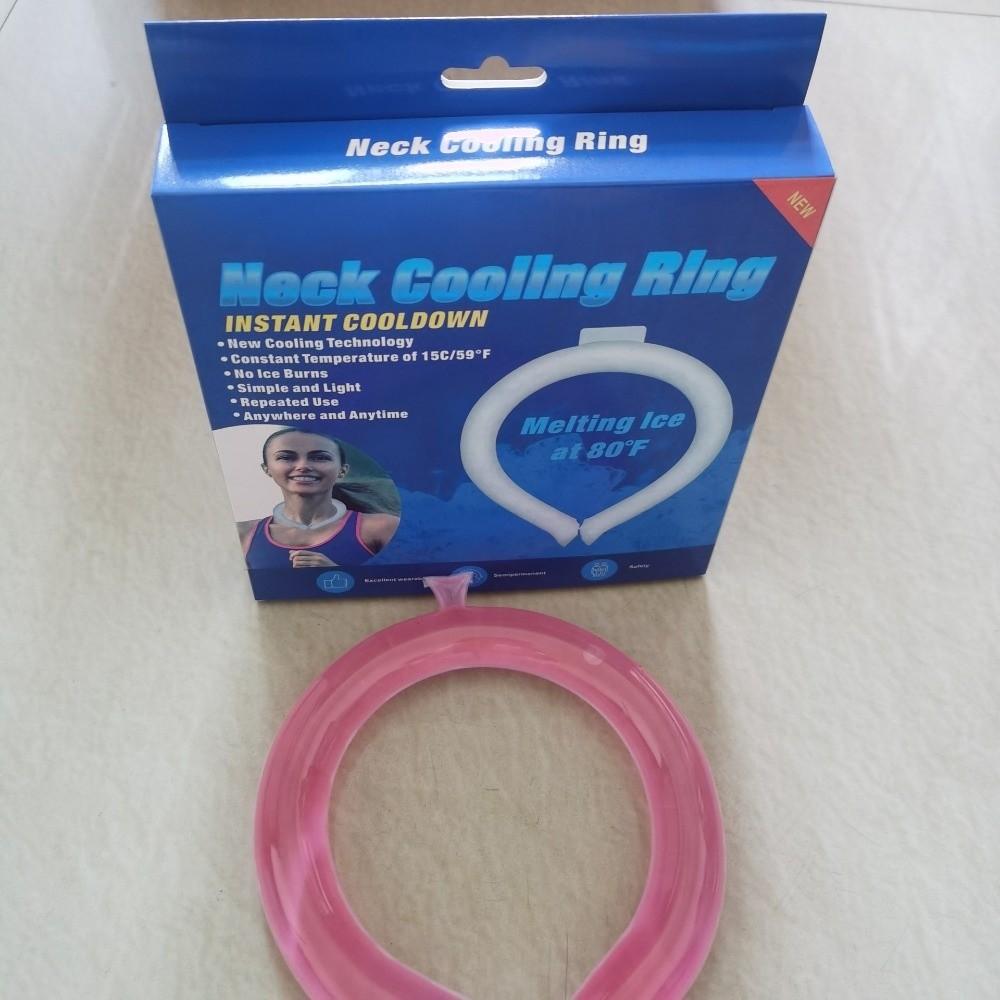 No Battery Ice Neck Ring Reusable Cooling Neck Wrap New Body Cooler  for Sports Travel