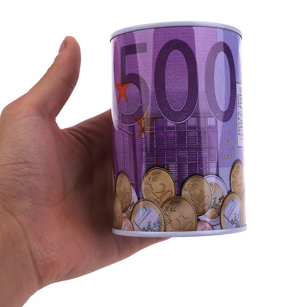 Cylinder Decorative Home Decoration Durable Money Box Storage Box Coins Deposit Boxes Money Bank