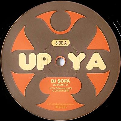 12-дюймовая пластинка DJ SOFA Lionheart EP UYA005 UP YA ARCHIVES 2025 UK Танцевальная Электроника