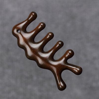 1шт сандаловое дерево массажная расческа головка меридиан скальп плечи шея антистатическая