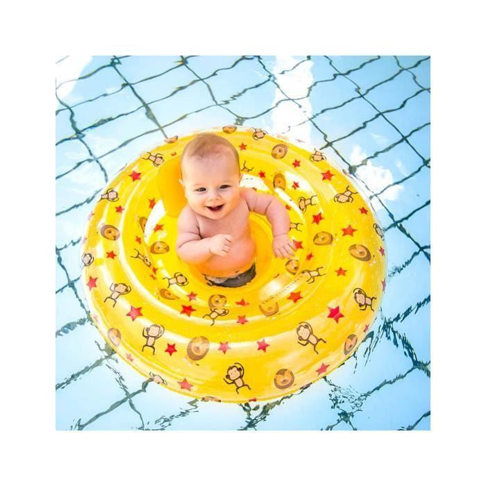 Siège de bain gonflable - TU - Multicolore - 0-12 mois - 69x25 cm - 4 chambres à air