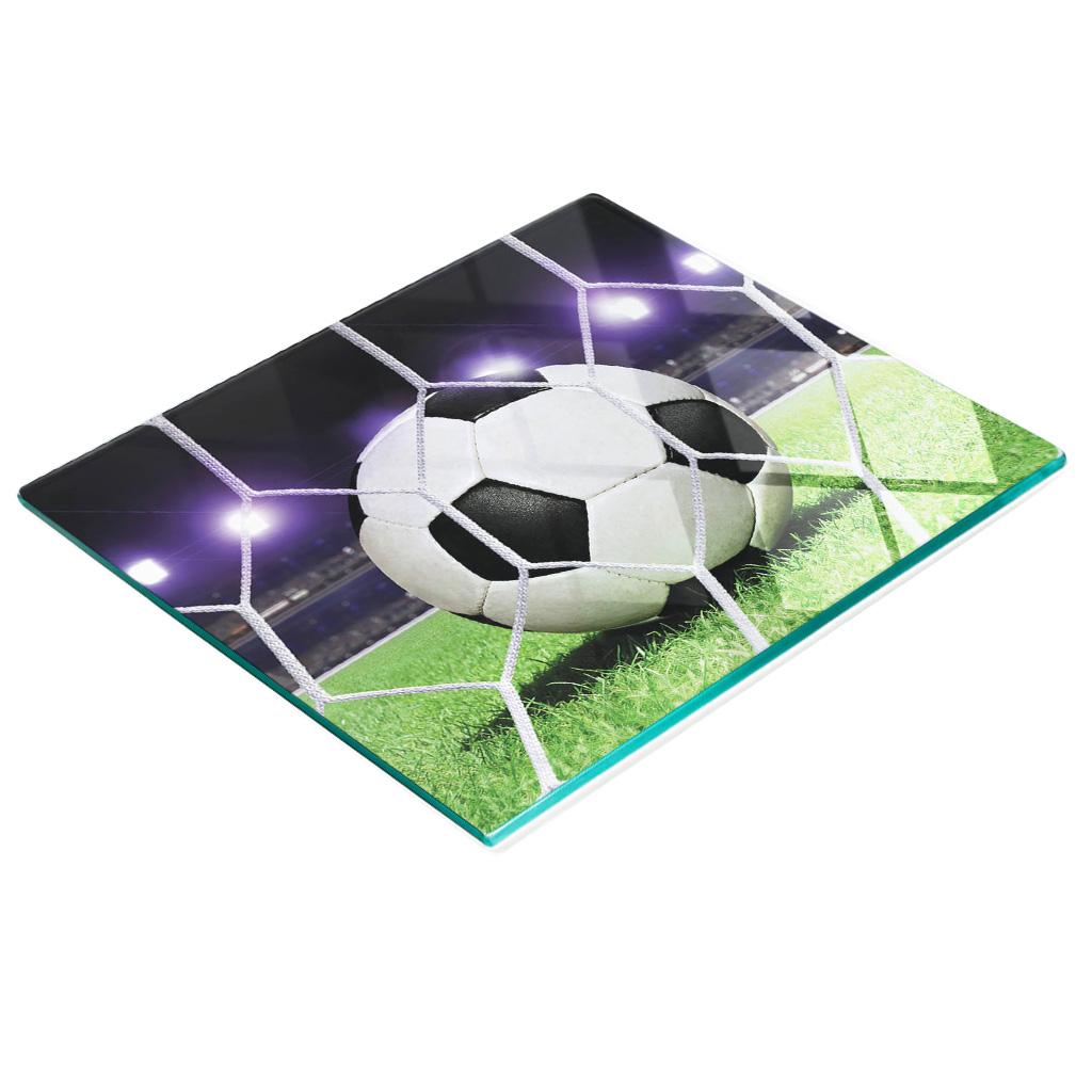 Hartowana Deska Kuchenna Szklana Z Ozdobną Grafiką Piłka Stadion 60X52 Cm