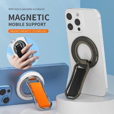 2025 Новый Сильный Магнитный Держатель для Телефона для Magsafe Вращение на 360 градусов Двойной Магнит Подставка-Кольцо для Пальца для iPhone 14 15 16 Xiaomi