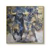 Abstract Bull Bullfight Oil Painting Printed Canvas Posters and Prints Cattle Wall Art Pictures for Living Room Office Decor