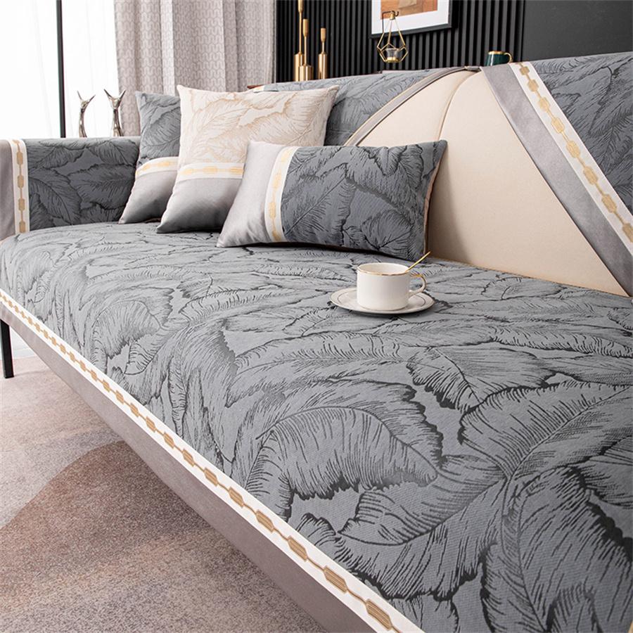 New Sofa Cushion Four Seasons Universal Simple Modern Cushion Non-Slip Chenille Sofa Cover Autumn and Winter Cover Cloth Towel