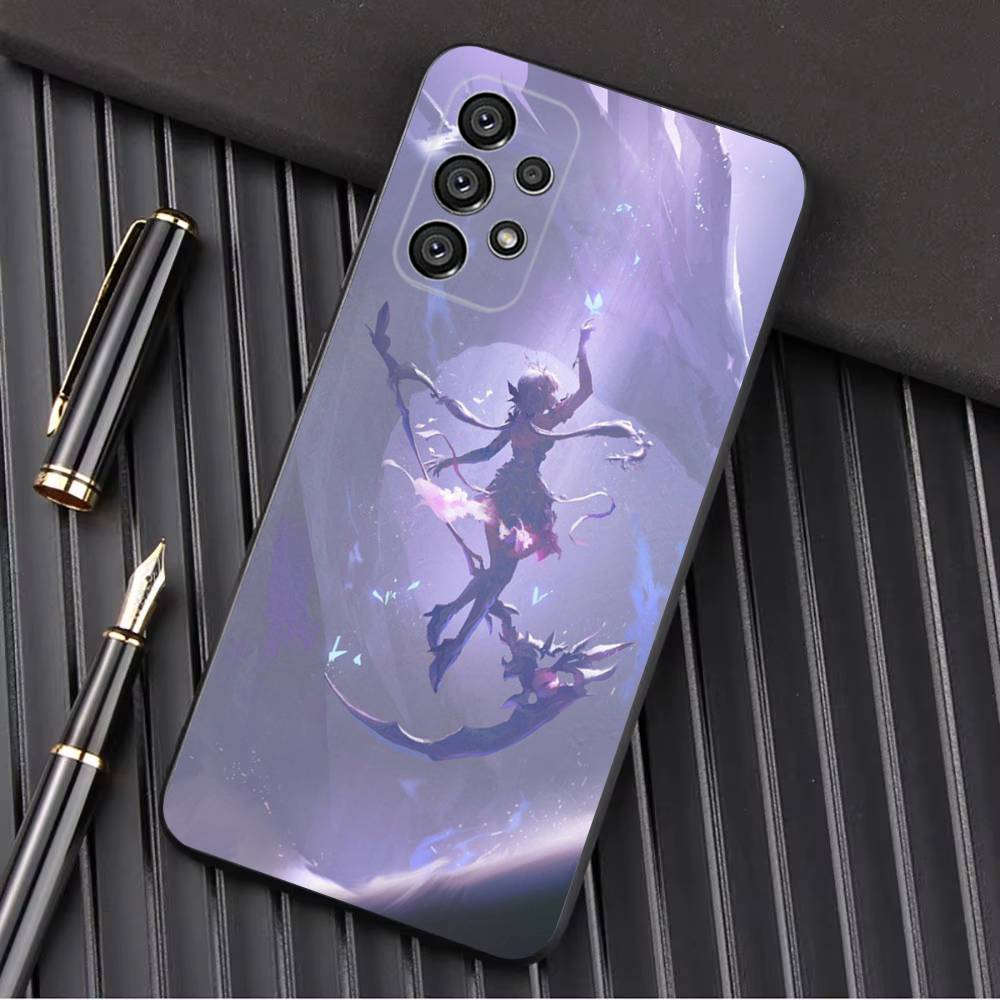 Чехол для телефона H-Honkai Castorice Star R-Rail для Samsung Galaxy A13, A21s, A22, A31, A32, A52, A53, A71, A80, A91, мягкий черный корпус