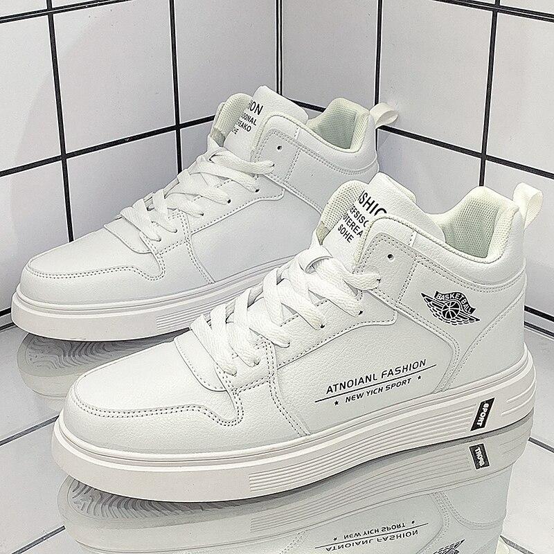 Модная и удобная мужская повседневная обувь на плоской подошве со шнуровкой. Трендовая универсальная повседневная прогулочная обувь.