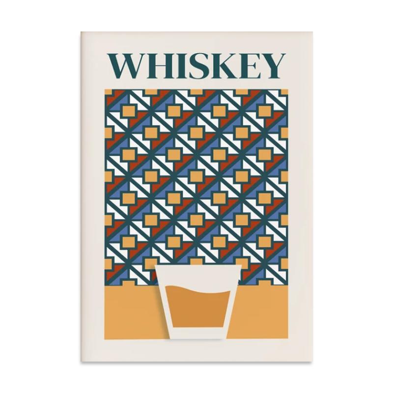 Abstract Cocktail Colorful Modern Posters Prints Canvas Painting Wall Art Pictures for Living Room Bar Kitchen Decor