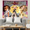 Bratz1 Tapestry for Bedroom Aesthetic Classroom Tapestries Wall Hanging for Living Room Dorm Office,Ideal Creative Gift