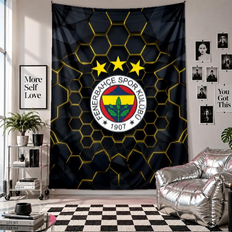 Fenerbahçe FC Wall Tapestry Home Decor Wall Hanging Cloth for Bedroom Living Room Background