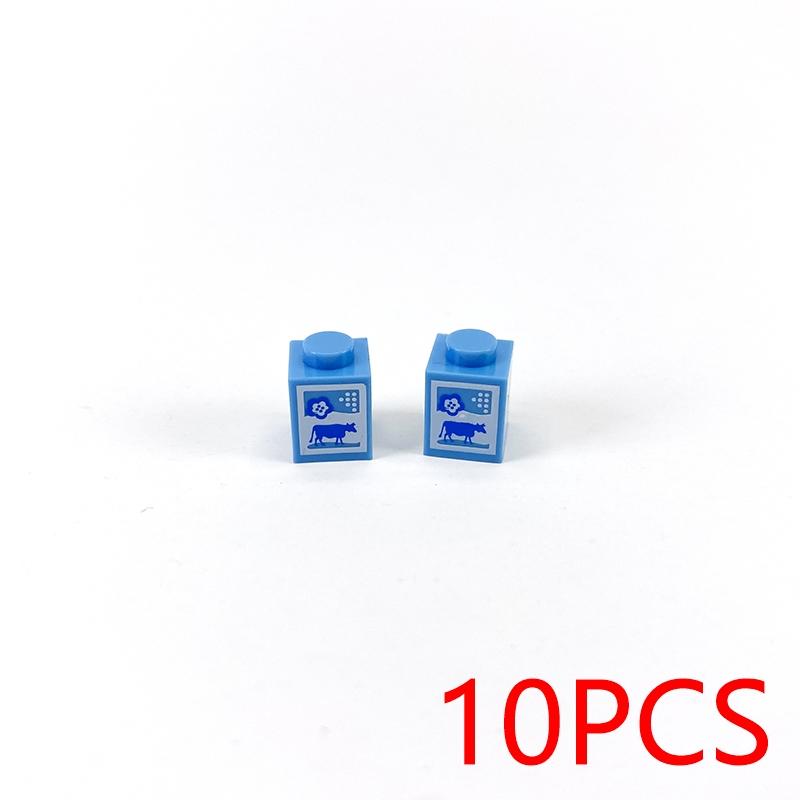 MOC Печатная плитка ИгрушкаСовместимые Кирпичи Аксессуары Строительные Блоки Город ПК Телефон Часы Пицца Детали Кирпичи Дети Дети