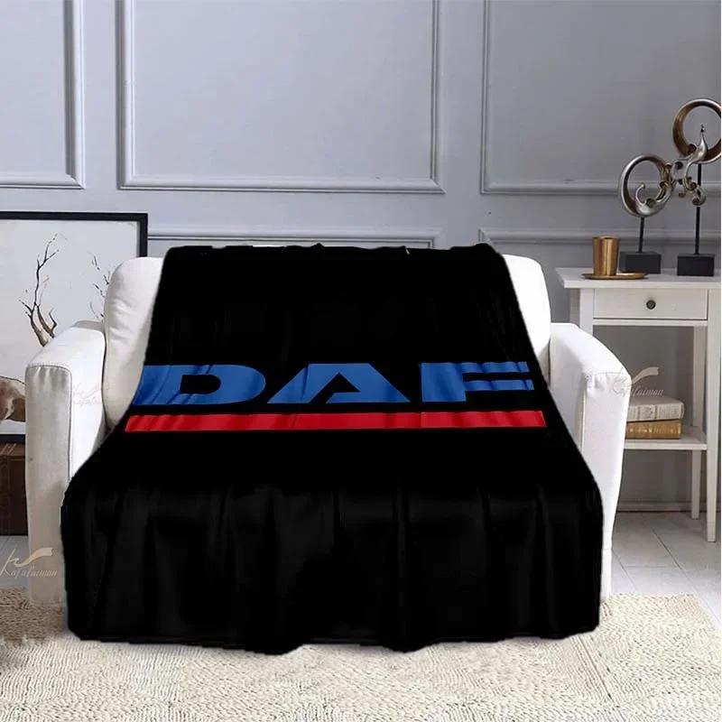 Одеяло DAF, супер мягкое одеяло для автозапчастей, современное мультяшное покрывало, покрывало для путешествий, Прямая поставка