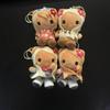 Японская Sanrio Hello Kitty Золотоволосая Древняя Острая Девочка Плюшевая Игрушка Милый Подвеска на Сумку Мультяшный Брелок Украшение Подарок