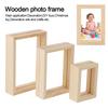 Mini Art Wedding Decor Wooden Vintage Photo Frame Picture Holder